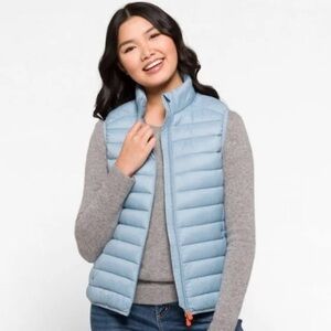 SAVE THE DUCK Light Blue Puffer Vest